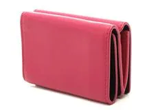 BALENCIAGA　バレンシアガ　エブリティ　ミニウォレット　ピンク/ブラック　516402　2143100501317　【205】