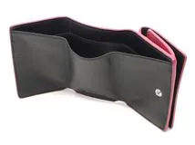 BALENCIAGA　バレンシアガ　エブリティ　ミニウォレット　ピンク/ブラック　516402　2143100501317　【205】