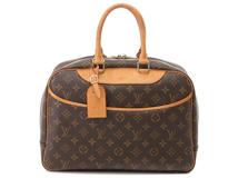 LOUIS VUITTON ルイ･ヴィトン ドーヴィル ハンドバッグ M47270 モノグラム ネームタグ(イニシャルM.C入り) 【460】2143100501522