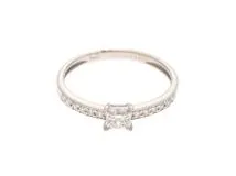JEWELRY ノンブランドジュエリー デザイン リング 指輪 PT950 プラチナ ダイヤモンド 0.30ct 0.08ct 11号 【460】2143100502529