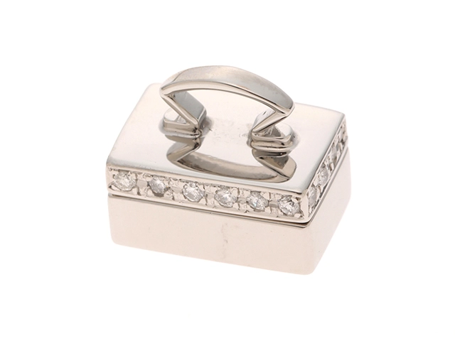 JEWELRY　ジュエリー　ペンダントトップ　PT850プラチナ　ダイヤモンド0.13ct　約4.9g　2143100503106【207】