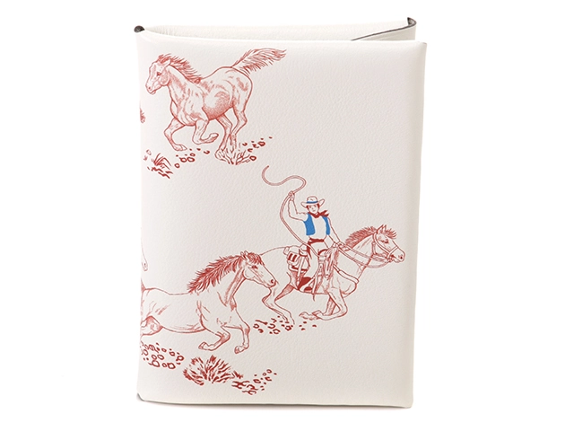 HERMES エルメス カルヴィ デュオ Les Mustangs ブラン/シルバー HERMES エルメス カルヴィ デュオ Les Mustangs ブラン/シルバー