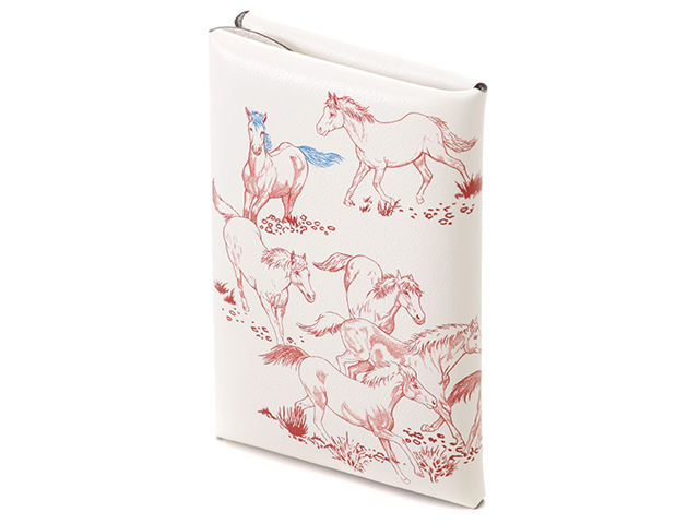 HERMES エルメス カルヴィ デュオ Les Mustangs ブラン/シルバー HERMES エルメス カルヴィ デュオ Les Mustangs ブラン/シルバー