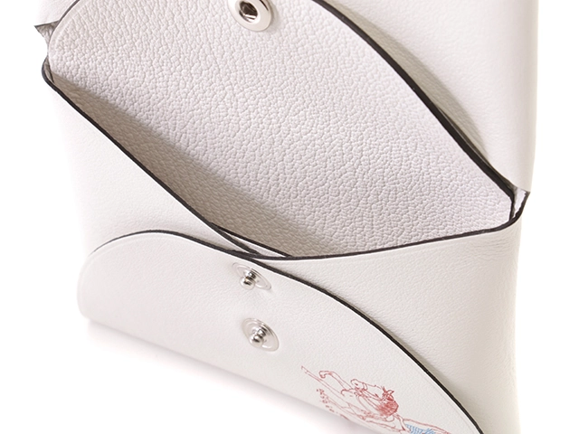 HERMES エルメス カルヴィ デュオ Les Mustangs ブラン/シルバー金具 ヴォースイフト/シェーブル W刻印（2024年頃製造） 085025CK01 2143100503335 【432】