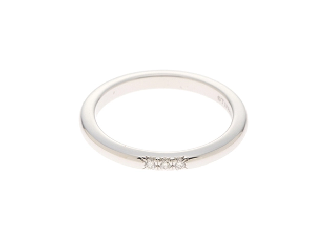 TIFFANY＆CO　ティファニー　リング　PT950プラチナ　＃6.5　ダイヤモンド　約3.2g　2143100504431【208】