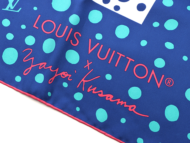 LOUIS VUITTON ルイヴィトン スカーフ LV×YK カレ90
