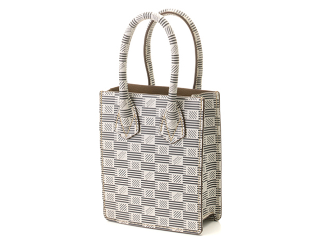 MOREAU モローパリ ミニ2wayショルダー カーフ ホワイト/ブラック【472