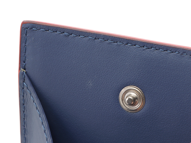 BOTTEGA VENETA ボッテガヴェネタ カセット コインケース ネイビー系