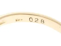 JEWELRY　ジュエリー　リング　K18　R0.28　D0.06　ルビー　ダイヤモンド　約2.7g　#11 2143100505865【208】