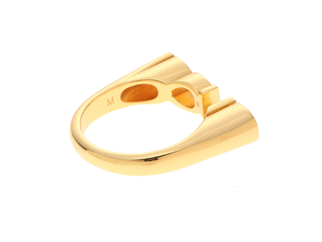 GUCCI グッチ GUCCIロゴリング GP 773855 I4600 8005 ＃M【431  