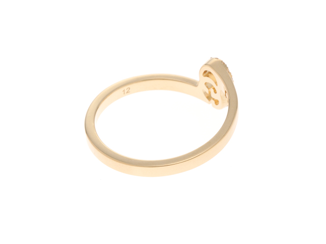 GUCCI グッチ GGランニングリング K18イエローゴールド ダイヤモンド  