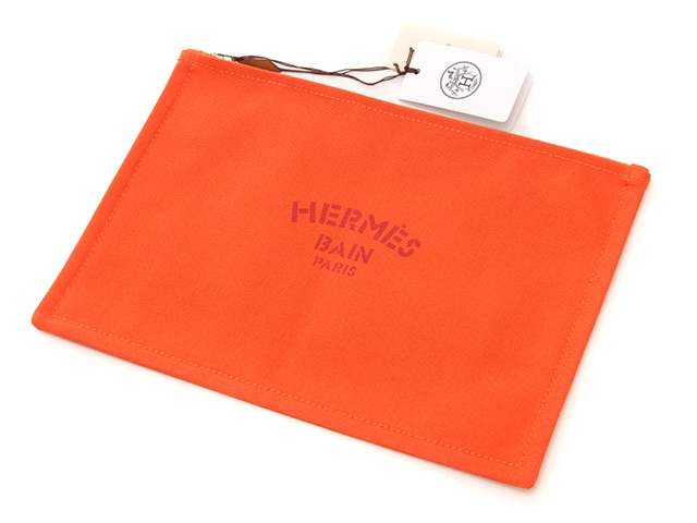 HERMES　エルメス　ヨッティングGM　オレンジ　シルバー金具【430】2143100507920