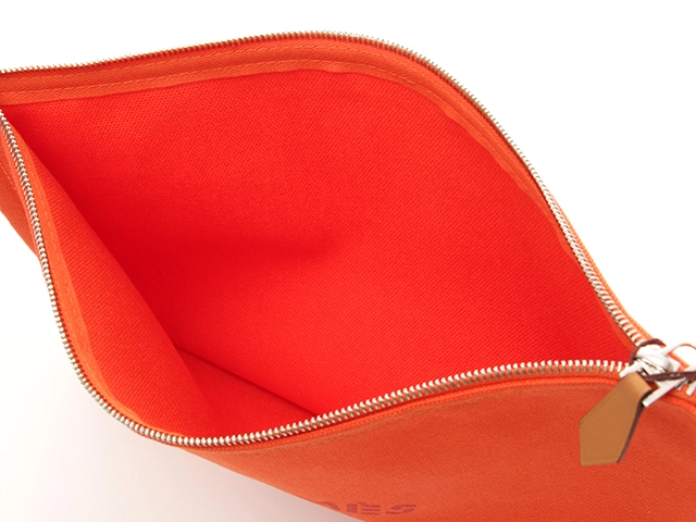 HERMES　エルメス　ヨッティングGM　オレンジ　シルバー金具【430】2143100507920