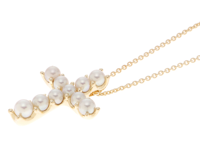 MIKIMOTO ミキモト 貴金属・宝石 ネックレス K18イエロー