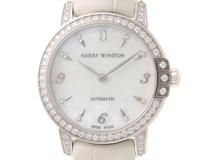 HARRY　WINSTON　ハリーウィンストン　MIDAHM29WW001　ミッドナイト　ホワイトゴールド　ダイヤベゼル　自動巻き　レディース　腕時計　C