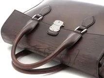 BERLUTI　ベルルッティ　エミーオ　スクリット　　カリグラフィ　ブリーフケース　ブラウン　ヴェネ【471】IK