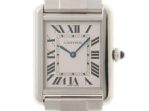 Cartier カルティエ タンク･ソロSM W5200013 SS ステンレススチール シルバーローマ文字盤 クォーツ【460】2143100509139