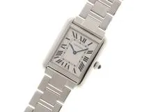 Cartier カルティエ タンク･ソロSM W5200013 SS ステンレススチール シルバーローマ文字盤 クォーツ【460】2143100509139