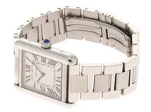 Cartier カルティエ タンク･ソロSM W5200013 SS ステンレススチール シルバーローマ文字盤 クォーツ【460】2143100509139