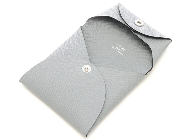 HERMES　エルメス　バスティア　グリパンタン/SV　ヴォーエプソン　2143100510975【434】