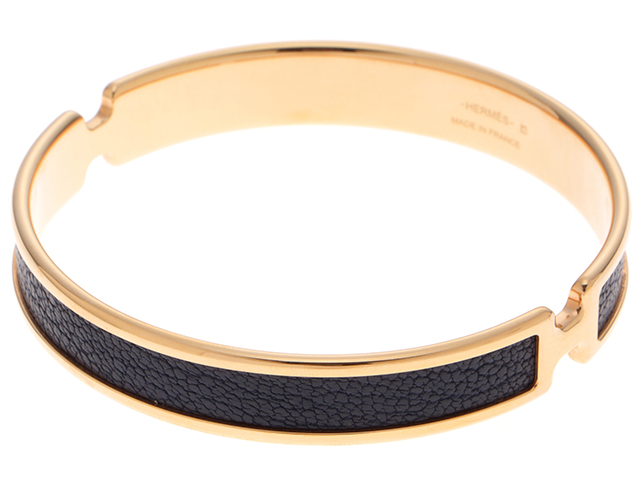 HERMES エルメス オランプバングル ブルーニュイ ヴォーマダム/GP