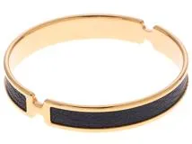 HERMES　エルメス　オランプバングル　ブルーニュイ　ヴォーマダム/GP　H500180FC2ZT2　2143100511170【432】