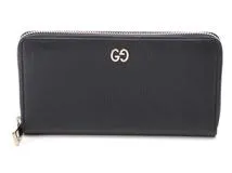 GUCCI グッチ ドリアン ラウンド長財布 ネイビー レザー 473928 2143100513976 【432】