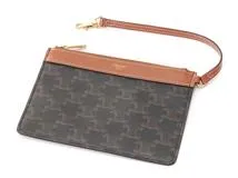 CELINE セリーヌ トリオンフ ミュージアムバッグ 194542BZJ タン PVC/レザー 【471】2143100515628