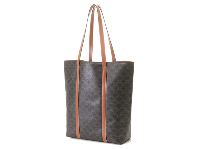 CELINE セリーヌ トリオンフ ミュージアムバッグ 194542BZJ タン PVC/レザー 【471】2143100515628