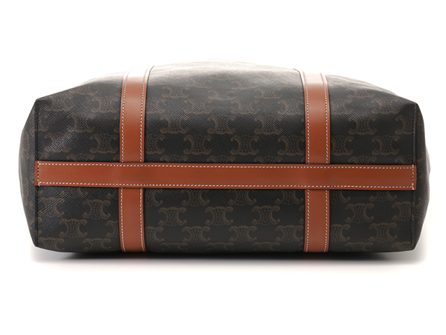 CELINE セリーヌ トリオンフ ミュージアムバッグ 194542BZJ タン PVC  