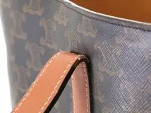 CELINE セリーヌ トリオンフ ミュージアムバッグ 194542BZJ タン PVC/レザー 【471】2143100515628