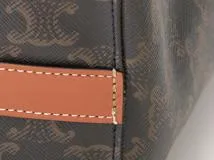 CELINE セリーヌ トリオンフ ミュージアムバッグ 194542BZJ タン PVC/レザー 【471】2143100515628