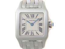 Cartier　カルティエ　サントスドゥモワゼルSM　W25064Z5　ステンレス　女性用クオーツ時計【473】