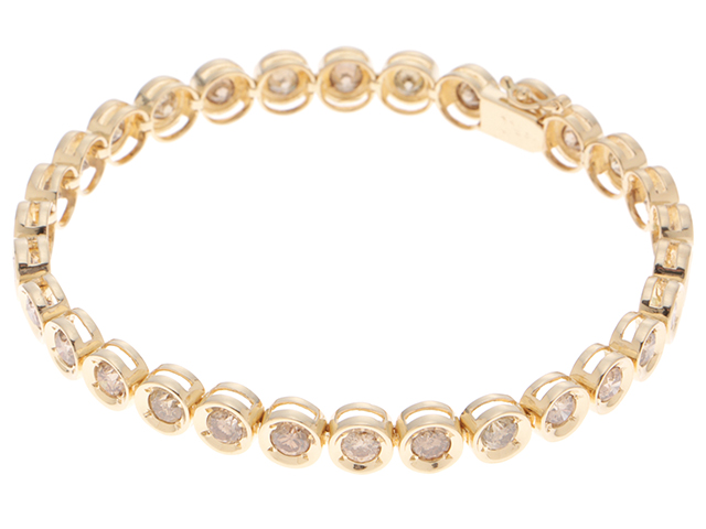 JEWELRY ジュエリー テニスブレスレット K18イエローゴールド