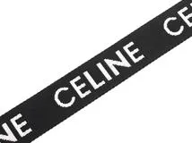 CELINE　セリーヌ　トリオンフ　ミディアムメッセンジャーバッグ　197202　ブラック／ダークブラウ　【434】2143100516090