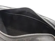 CELINE　セリーヌ　トリオンフ　ミディアムメッセンジャーバッグ　197202　ブラック／ダークブラウ　【434】2143100516090