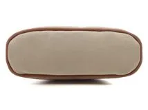 HERMES エルメス ボリードポーチ ミニミニ ベージュ/シルバー