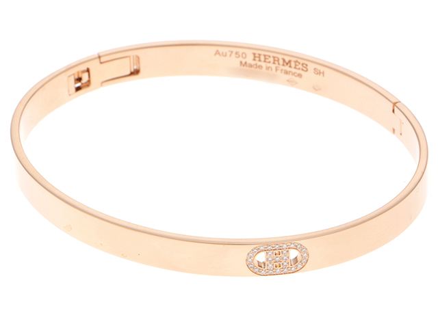 HERMES エルメス ブレスレット H・ダンクルPM H115400B 00SH K18