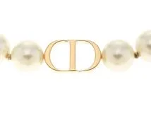 K*様 30 Montaigne ショートネックレス Dior 30 Montaigne Short Necklace Gold-Finish Metal and White