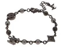 LOUIS VUITTON ルイヴィトン LVパールブレスレット ステンレス