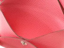 HERMES　エルメス　カードケース　カルヴィデュオ　ローズアザレ　ヴォーエプソン　B刻印（2023年頃）【433】2143100518629