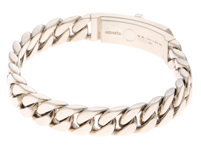 HERMES エルメス ブレスレット ケリーグルメットブレスレット GM