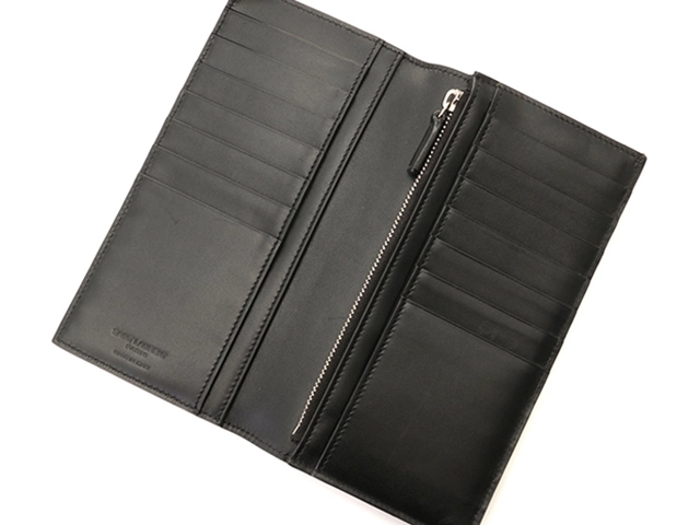 SAINT LAURENT　サンローラン　財布　クラシック･コンチネンタルウォレット　ブラック　カーフ　2143100518803　【437】