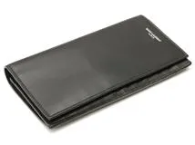 SAINT LAURENT　サンローラン　財布　クラシック･コンチネンタルウォレット　ブラック　カーフ　2143100518803　【437】