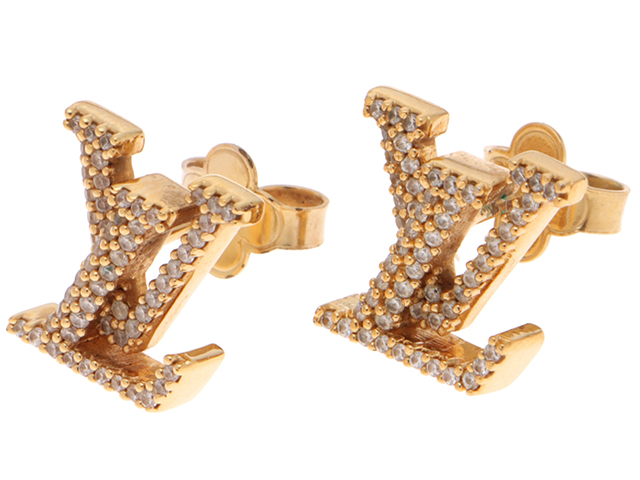 ルイヴィトン　ピアス　アイコニックストラス LOUIS VUITTON ルイヴィトン LVアイコニック ストラス GP M00609【471