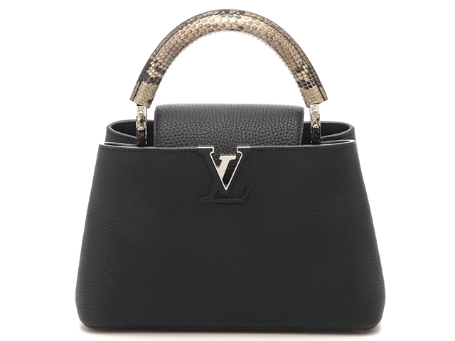 DELPHINE MARDIN PARIS デルフィーヌマルダンカフ1980年代 LOUIS VUITTON ルイヴィトンカプシーヌBB トリヨン/パイソン
