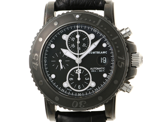 MONT BLANC モンブラン スポーツクロノグラフ 104279 SS ステンレス