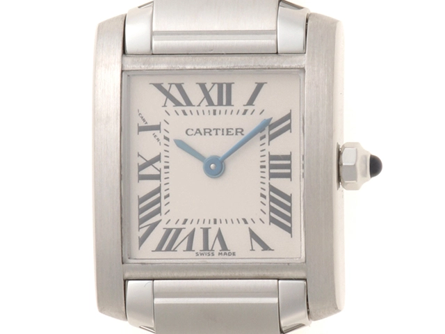 Cartier カルティエ タンクフランセーズSM W51008Q3 ステンレススチール クォーツ レデイーズ 腕時計 C