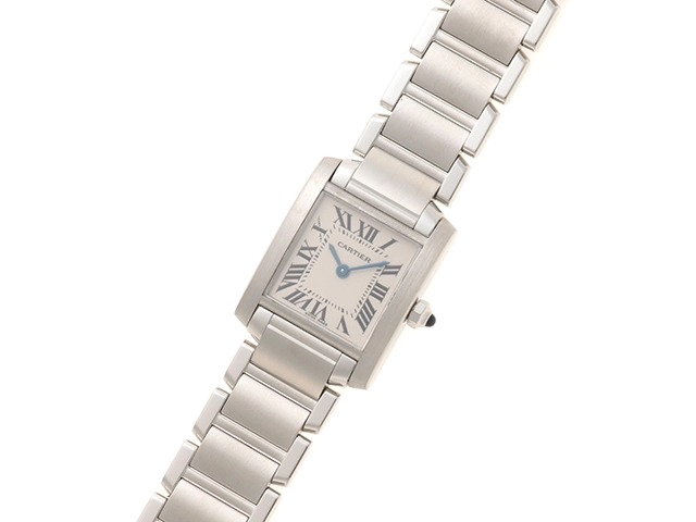 Cartier カルティエ タンクフランセーズSM W51008Q3 ステンレススチール クォーツ レデイーズ 腕時計 C