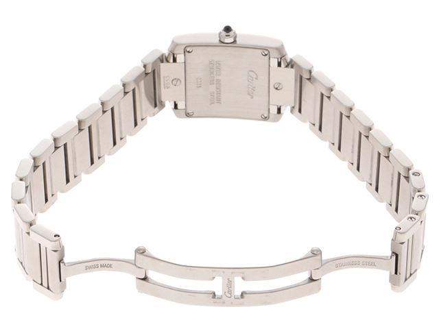 Cartier カルティエ タンクフランセーズSM W51008Q3 ステンレススチール クォーツ レデイーズ 腕時計 C